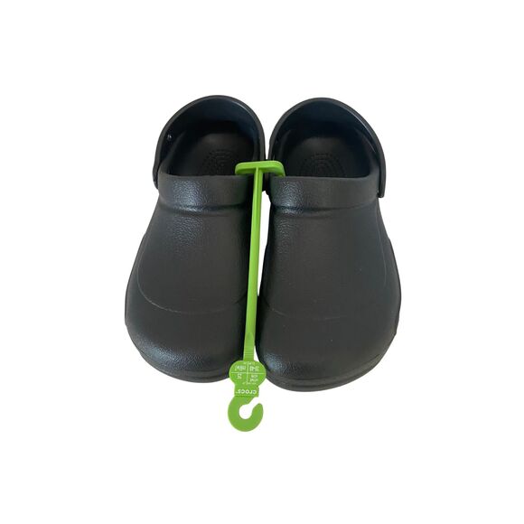 NWT Crocs Classic Bistro Work Clogs Black Men's 7 - Women's 9 Slip Resistant - Picture 1 of 6